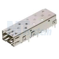 160875-00131 SFP+ cage, 1*1port, press fit (analog 2170680-1)