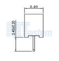 C6801-03ASGL00R 2.00mm PCB Socket Single Row Straight Dip Type H=4.3 (PBS2-3)