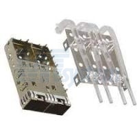47066-00N011 SFP+ 1x2 Cage Assembly, Light