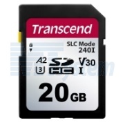 TS20GSDC240I (20GB SD,SLC Mode,Wide-Temp. , UHS-I,V30, A2,TLC)