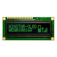 OLED индикатор графический Winstar WEG010016AGPP3N00100 - 100x16, Зеленый, COB, 5VDC
